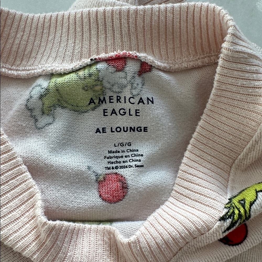 American Eagle Outfitters Women’s Grinch Pajama Set - Picture 2 of 3